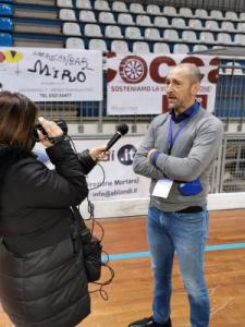 Il presidente dell'Azzurra Novara Massimiliano Baldina